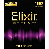 Elixir Acoustic Attune Phosphor Bronze 11-52