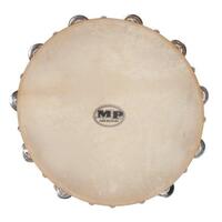Mano Percussion 12 Inch Wood Tambourine with Head