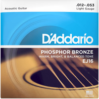 D'Addario EJ Acoustic Phosphor Bronze 12-53 EJ16