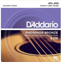 D'Addario EJ Acoustic Phosphor Bronze 11-52 EJ26