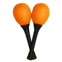 Mano Percussion Egg Maracas on Handle 40g Orange