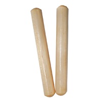 Mano Percussion 6 Inch Claves Natural