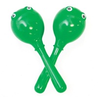 LM Products EM352 Pair of Green Frog Maracas