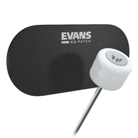 Evans EQ Double Pedal Patch - Black Nylon