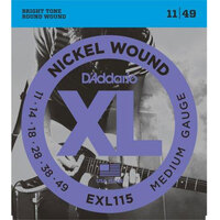 D'Addario EXL115 11-49 XL Nickel Wound Blues Jazz