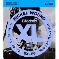 D'Addario XL Electric Nickel Wound 11-52 - EXL116