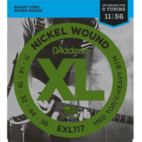 D'Addario XL Electric Nickel Wound 11-56 - EXL117