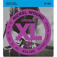 D'Addario XL Electric Nickel Wound 9-42 - EXL120