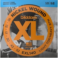 D'Addario XL Electric Nickel Wound 10-52 - EXL140