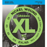 D'Addario XL Bass Nickel Wound 45-105 - EXL165