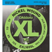D'Addario XL Bass Nickel Wound 45-105 - EXL165SL