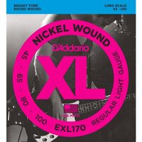 D'Addario XL Bass Nickel Wound - 45-100 - EXL170