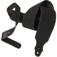 Franklin 2.5" Chocolate Purist Suede Strap with Buck Backing