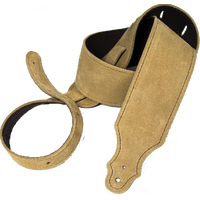 Franklin 2.5" Honey Purist Suede Strap with Buck Backing