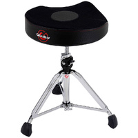 Gibraltar 9600 Series Drum Throne with Oversized Airtech Mesh Moto-Style Seat with Thigh Cutouts