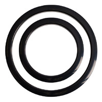 Gibraltar Port Hole Protector 6" - Black