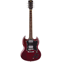 SX (Essex) GTSE4SK Electric Guitar Pack in Trans Wine Red
