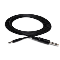 Hosa Mono Interconnect 1/4" TS to 3.5mm TRS 10ft CMP110