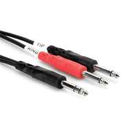 Hosa Insert 1/4" TRS to Dual 1/4" TS 2m STP-202