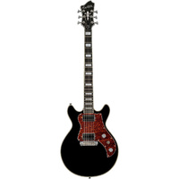 Hagstrom Megin Electric Guitar in Black Gloss