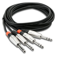 Hosa Pro Stereo Interconnect 1/4" TRS - Same 20ft HSS020X2