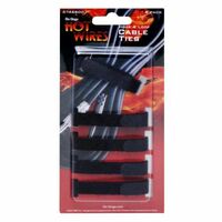Hot Wires Velcro Style Cable Ties Pack of 5