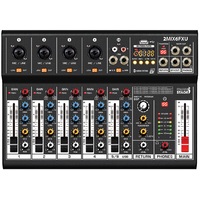 Italian Stage Stereo Mixer 6-Channel 2MIX6FXU