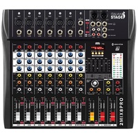 Italian Stage Stereo Mixer 8-Channel 2MIX8PRO