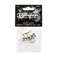Dunlop NIckel Silver Finger Pick .025 Player Pack
