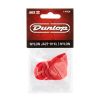 Dunlop Nylon Jazz III XL Guitar Pick 6-Pack