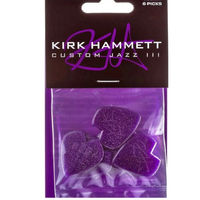 Dunlop Pick Pack Jazz III Kirk Hammett Purple Sparkle