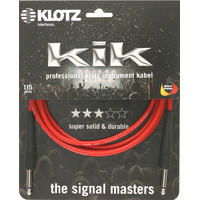 Klotz KIK Instrument Cable 3M Red