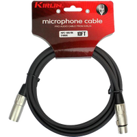 Kirlin Microphone Cable F XLR to M XLR 10ft