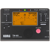 Korg TM-60C Tuner/Metronome W/Contact Mic Combo