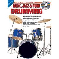 Progressive Rock, Jazz & Funk Drumming Book/CD