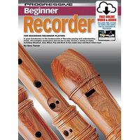 Progressive Beginner Recorder Book/Online Video & Audio