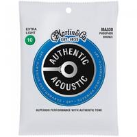 Martin Authentic Acoustic SP 92/8 Phosphor Bronze Extra Light Guitar String Set (10-47)
