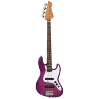 Northstar Littlestar Electric J-Style Bass Guitar Thru Purple [NL6J-P]
