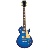 Northstar Pro LP-Style Electric Guitar Thru Blue Burst Gloss