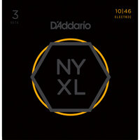 D'Addario NYXL Electric 10-46 3 Pack