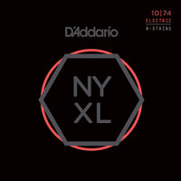 D'Addario NYXL Electric 10-74 8-String Set 