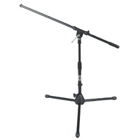 On Stage Low Profile Boom Mic Stand with Tripod Base
