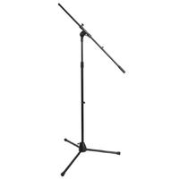 On Stage Boom Mic Stand with 30" Euro Boom in Black