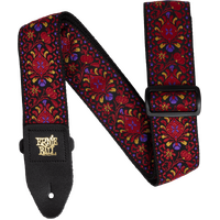 Ernie Ball Guitar Strap Classic Jacquard Crimson Royal Bloom
