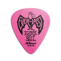 Ernie Ball Picks Everlast - 0.60mm - Pink - 12 Pack
