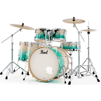 Pearl Decade Maple Artisan 5pce 22" Fusion Plus - White Beach Pine Fade