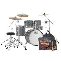 Pearl Roadshow-Plus 20″ Fusion Drum Kit Package – Charcoal Metallic