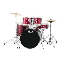 Pearl Roadshow Junior Drum Kit w/Hardware & Cymbals - Red Wine