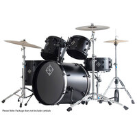 Dixon Fuse Limited Series 5-Pce Drum Kit in Blade Black