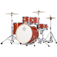 Dixon Spark Standard "Rock" 5-Pce Drum Kit with Cymbals in Champagne Sparkle